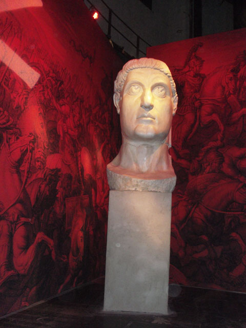 Nachbildung Konstantin-Kopf